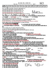 Bộ đề kiểm tra 15 phút môn Vật lý Lớp 8 (Kèm đáp án)